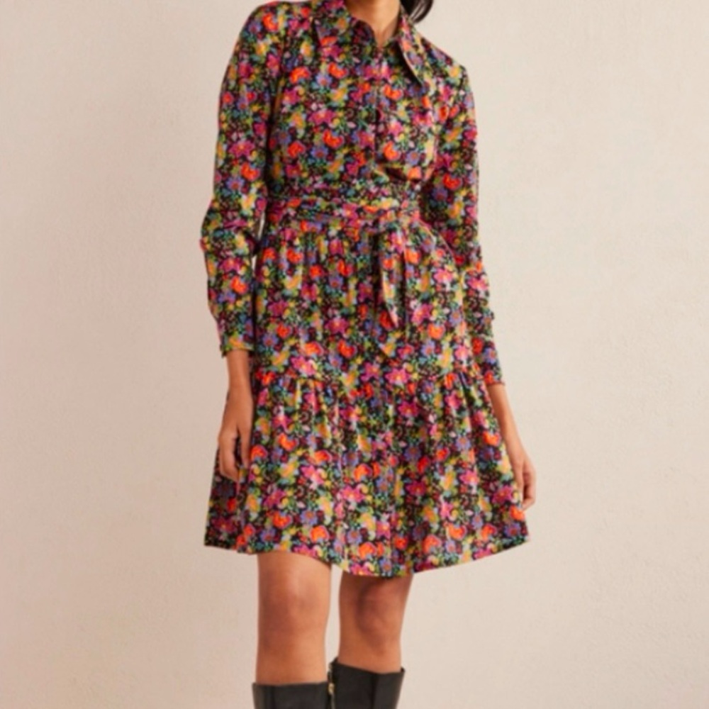 Boden Flower Print Dress